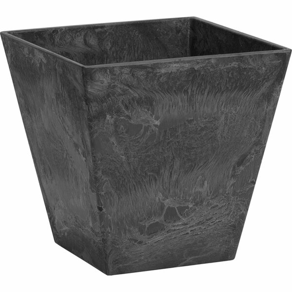 Book Publishing Co 8 in. Black Ella Square Planter GR2741066